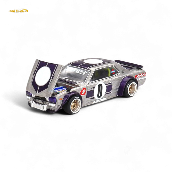 Mini GT x Kaido House Nissan Skyline KPCG10 Kaido Works V1 1:64 KHMG165 - for just $29.99! 