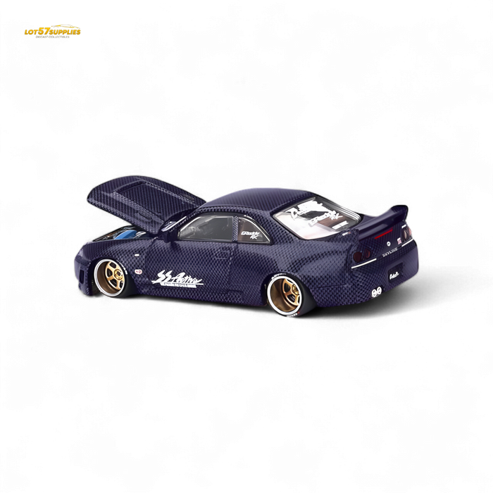 Mini GT x Kaido House Nissan Skyline GT-R (R33) Purple Active Carbon R V2 1:64 KHMG163 - for just $28.99! 