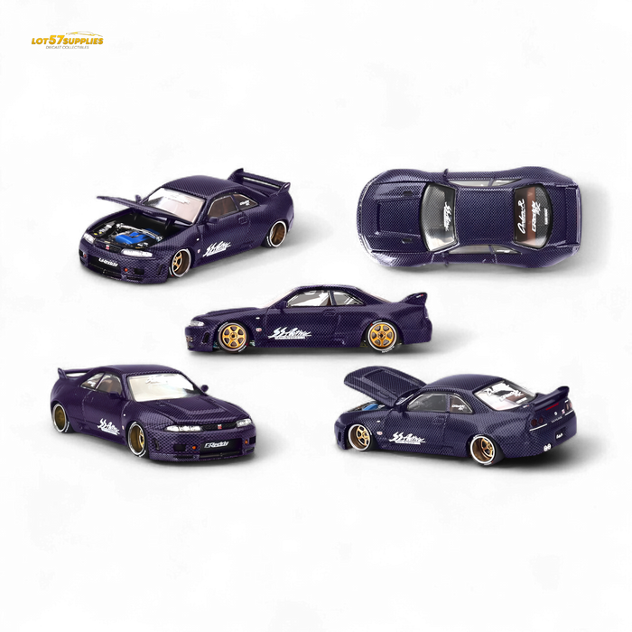 Mini GT x Kaido House Nissan Skyline GT-R (R33) Purple Active Carbon R V2 1:64 KHMG163 - for just $28.99! 