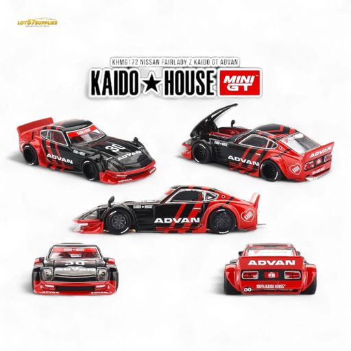 Mini GT x Kaido House Nissan Fairlady Z Kaido GT ADVAN Livery 1:64 KHMG172 - for just $26.99! 