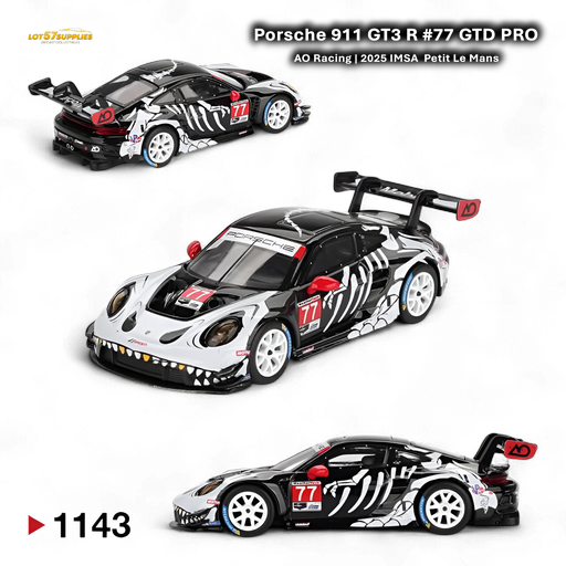 (Pre-Order) MiniGT Porsche 911 GT3 R Skeleton 1:64 - for just $32.99! 