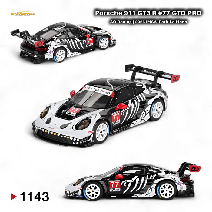 (Pre-Order) MiniGT Porsche 911 GT3 R Skeleton 1:64 - for just $32.99! 