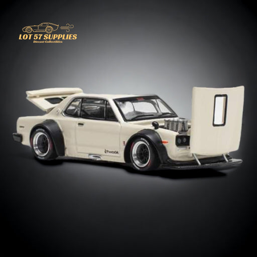 (Pre-Order) Pop Race skyline GT-R V8 Drift White PR640113 1:64 - Just $24.99! Shop now at Retro Gaming of Denver