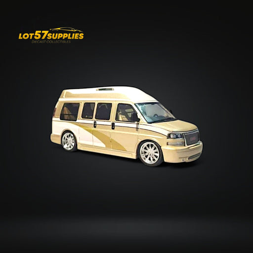 GOC GMC Savana Champagne Gold Edition 1:64 - Limited to 450 Pcs - for just $42.99! 