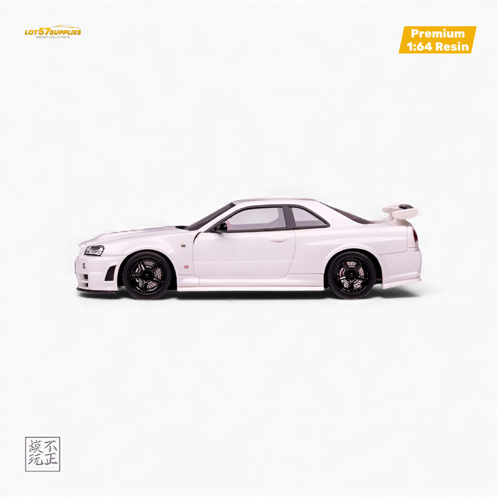 Car's Lounge Skyline GT-R R34 Z-TUNE Pearl White 1:64 - for just $84.99! 