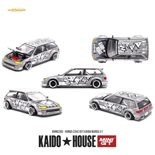 (Pre-Order) Mini GT x Kaido House Honda Civic EF Kaido Manga V1 1:64 - for just $27.99! 