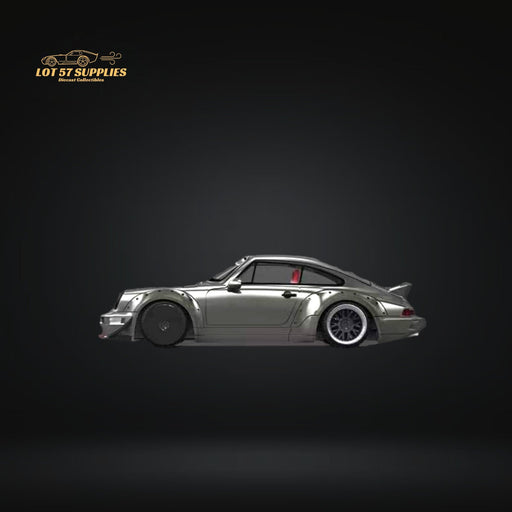 AuroraModel Porsche RWB 964 Liquid Silver DUCKTAIL 1:64 - for just $31.99! 