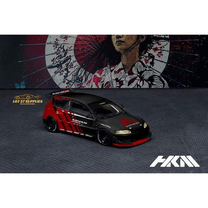 HKM Honda Civic EG6 Pandem Rocket Bunny Widebody ADVAN Livery 1:64 - Just $34.99! Shop now at Retro Gaming of Denver