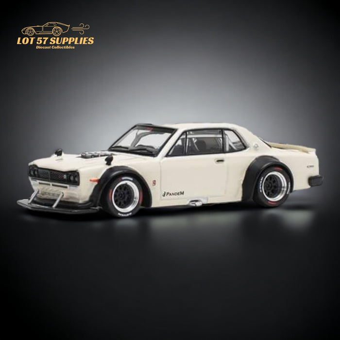 (Pre-Order) Pop Race skyline GT-R V8 Drift White PR640113 1:64 - Just $24.99! Shop now at Retro Gaming of Denver