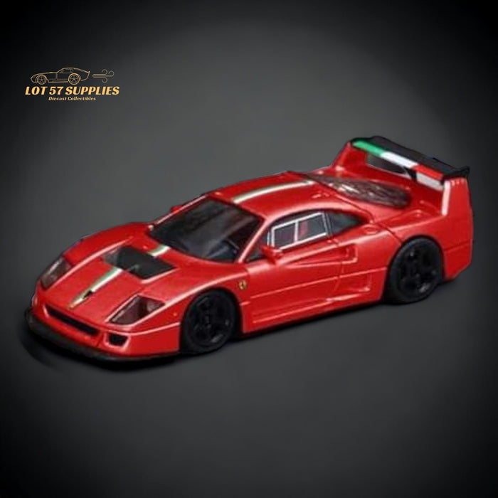 Stance Hunters Ferrari F40 LM Italian Stripe Red 1:64 - Just $39.99! Shop now at Retro Gaming of Denver