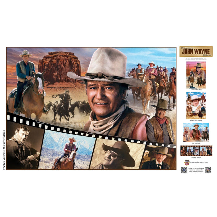 John Wayne Collection - Legend of the Silver Screen 1000 Piece Jigsaw Puzzle - for just $16.99! 