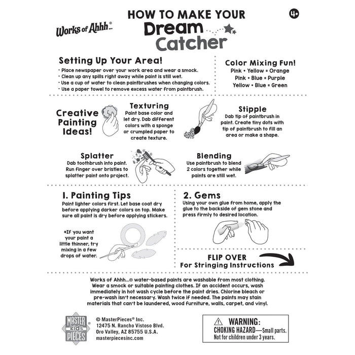 Dream Catcher Wood Craft & Paint Kit - for just $7.99! 