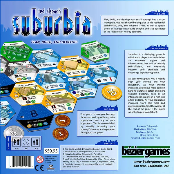 Suburbia - Board Game - for just $49.99! 