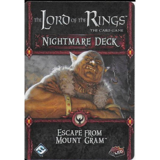 Lord of the Rings LCG: Escape from Mount Gram Nightmare Deck - Premium Board Game - Just $6.95! Shop now at Retro Gaming of Denver