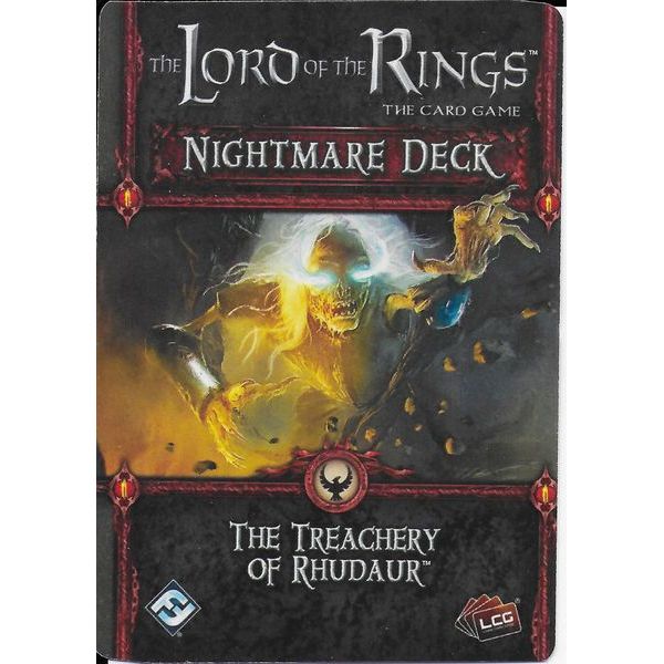 Lord of the Rings LCG: The Treachery of Rhudaur Nightmare Deck - Premium Board Game - Just $6.95! Shop now at Retro Gaming of Denver