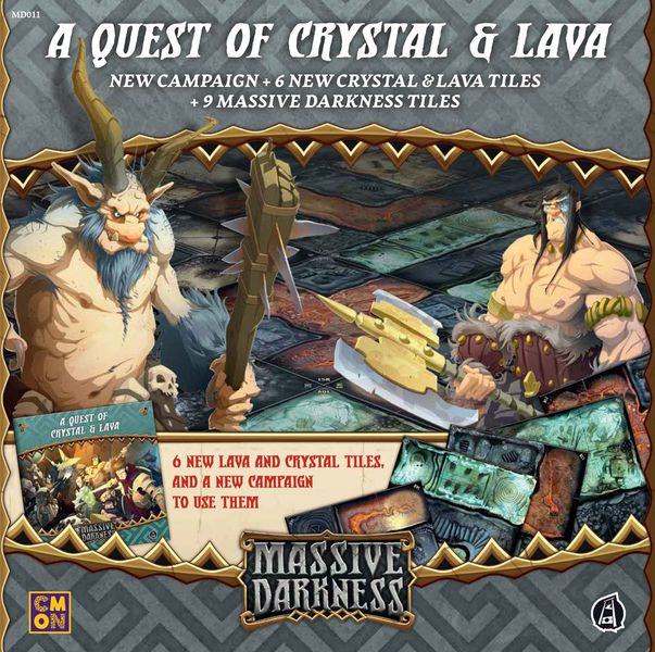 Massive Darkness: A Quest of Crystal and Lava Expansion - for just $24.99! 