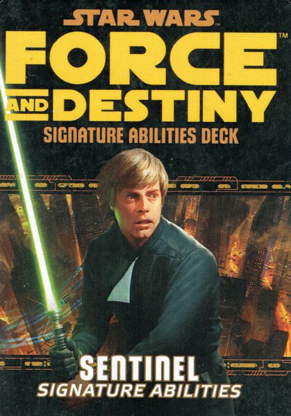 Star Wars: Force and Destiny: Sentinel Signature Abilities Deck - for just $6.95! 