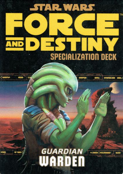 Star Wars: Force and Destiny: Warden Specialization Deck - for just $6.95! 