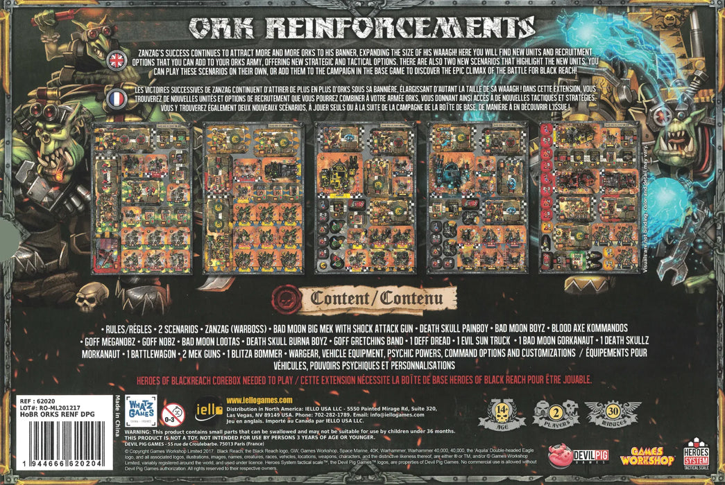 Warhammer 40K: Heroes of Black Reach - Ork Reinforcements - for just $9.99! 