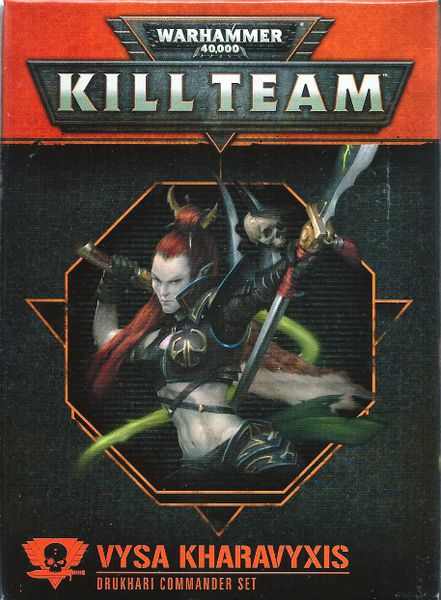 Kill Team: Vysa Kharavyxis Drukhari Commander Set - for just $35! 
