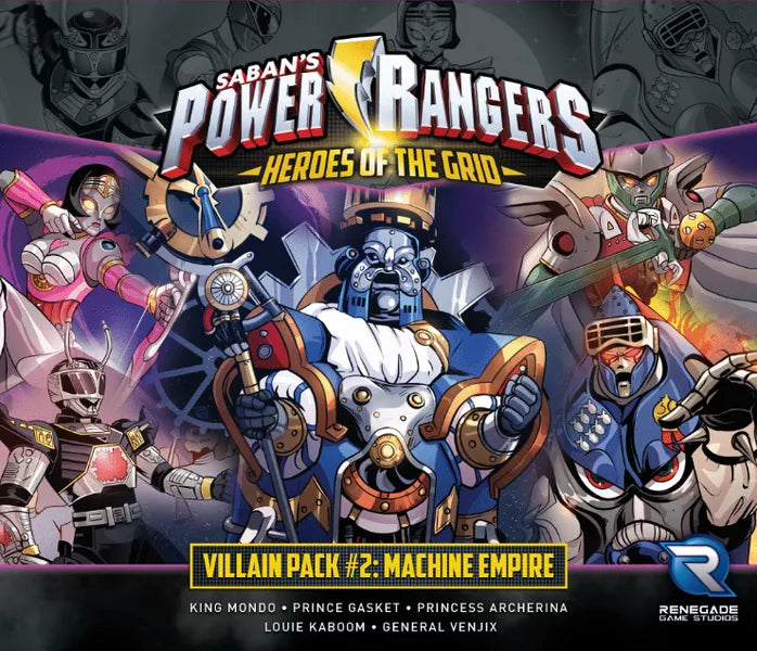 Power Rangers: Heroes of the Grid – Villain Pack 2: Machine Empire - Board Game - for just $24.99! 