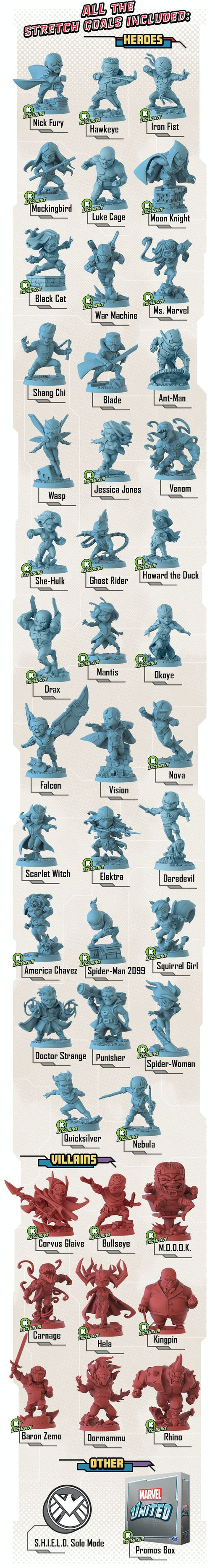 Marvel United:  Kickstarter Exclusive Promo Box - for just $399.99! 