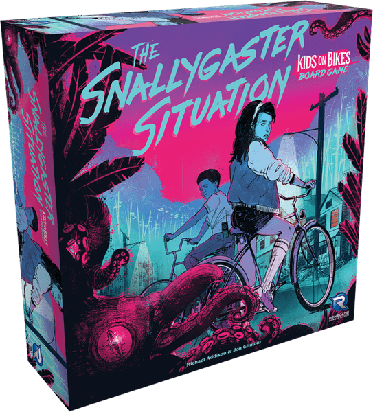 The Snallygaster Situation: A Kids on Bikes Board Game - for just $60! 