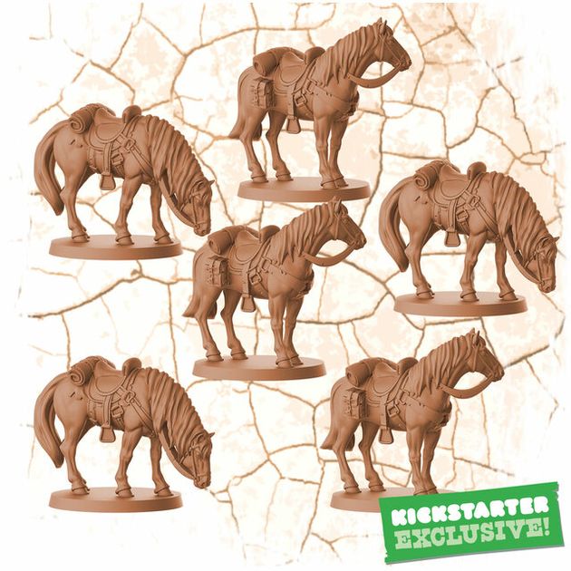 Zombicide: Undead or Alive - Lone Horse Kickstarter Exclusive Pack - for just $34.99! 
