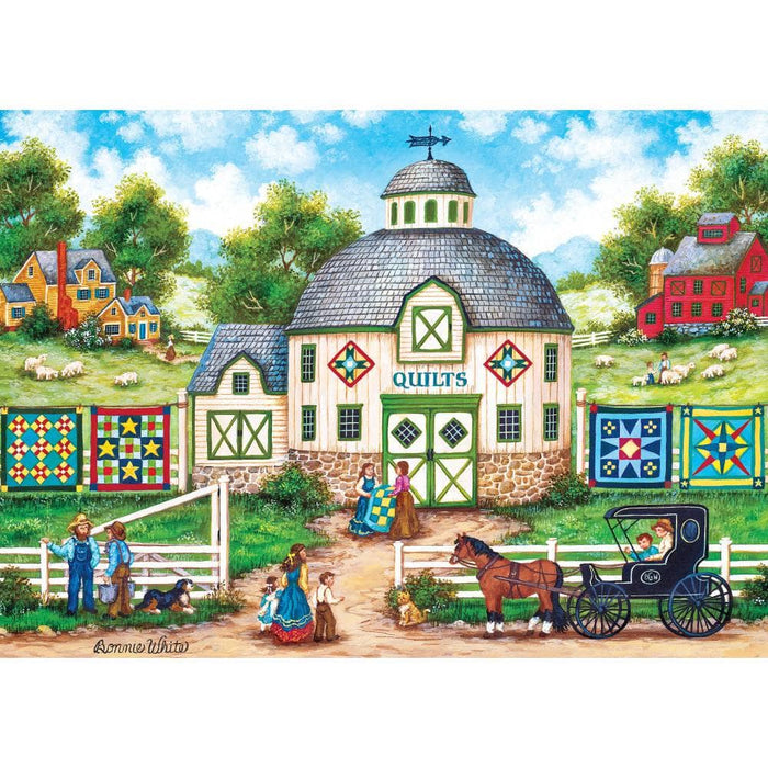 Heartland - The Quilt Barn 500 Piece Jigsaw Puzzle - for just $14.99! 