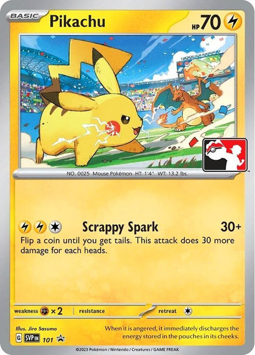 Pikachu (101) (Play Pokemon Promo) [League & Championship Cards] - for just $18.20! 