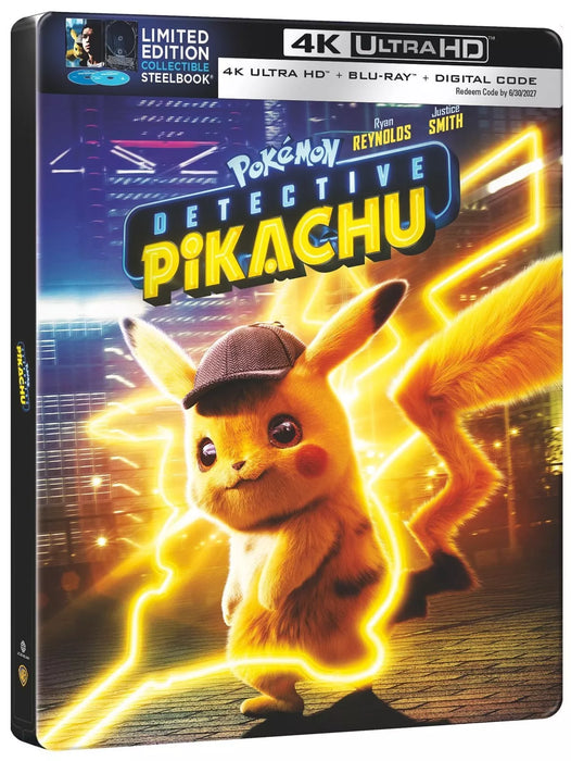 Pokemon Detective Pikachu - Limited Edition Steelbook [4K UHD] - for just $39.99! 