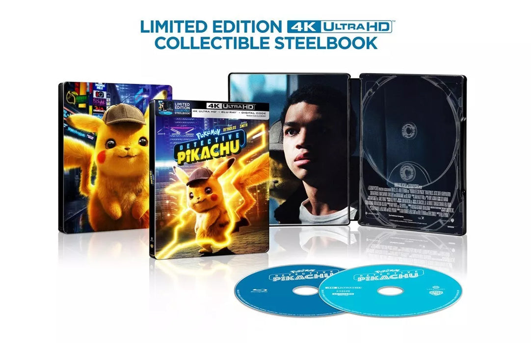 Pokemon Detective Pikachu - Limited Edition Steelbook [4K UHD] - for just $39.99! 