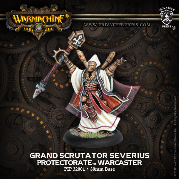 Warmachine: Protectorate of Menoth Grand Scrutator Severius - for just $12.99! 