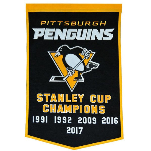 Pittsburgh Penguins Stanley Cup Wool Dynasty Banner - for just $99.99! 
