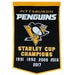 Pittsburgh Penguins Stanley Cup Wool Dynasty Banner - for just $99.99! 