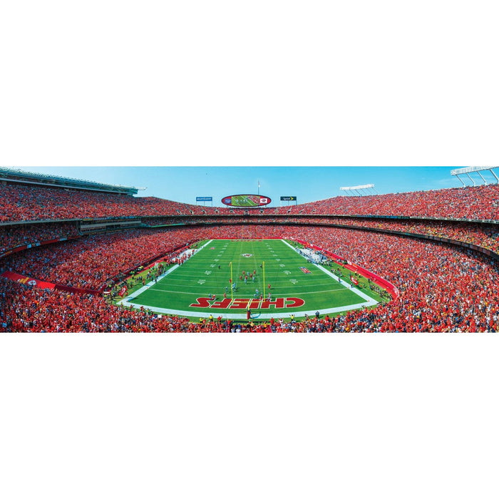 Kansas City Chiefs - 1000 Piece Panoramic Jigsaw Puzzle - End View - for just $19.99! 