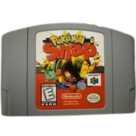 Top view of cartridge for Pokemon Snap - Nintendo 64
