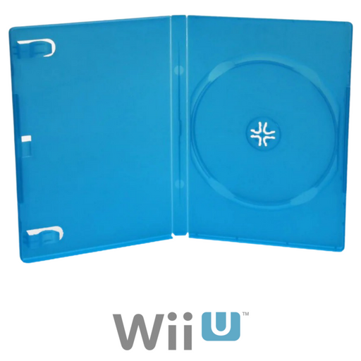 Nintendo Wii U Blue Video Game Replacement Shell Storage Case - Premium Video Game Storage Case - Just $2.99! Shop now at Retro Gaming of Denver