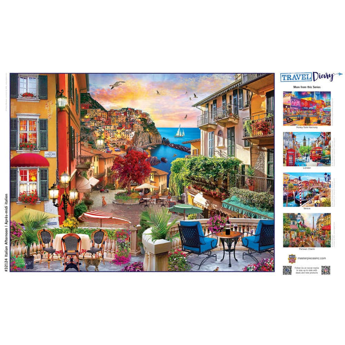 Travel Diary - Italian Afternoon 500 Piece Jigsaw Puzzle - for just $14.99! 