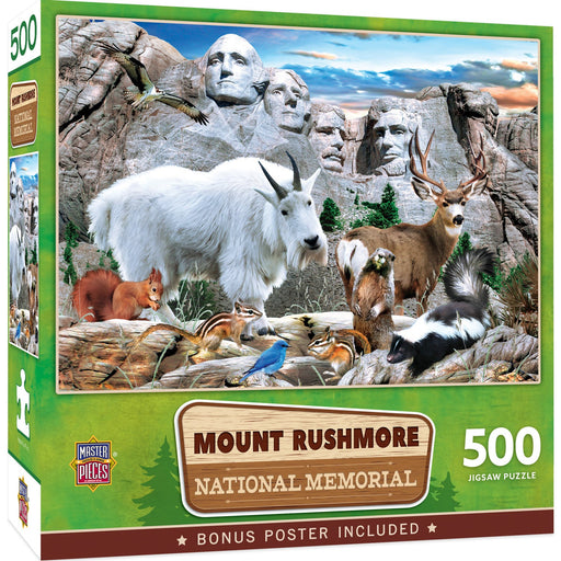 Mount Rushmore National Memorial 500 Piece Jigsaw Puzzle - Just $14.99! Shop now at Retro Gaming of Denver