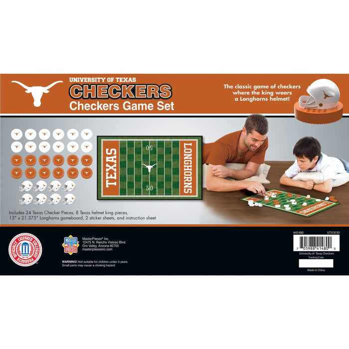 Texas Longhorns Checkers Board Game - Just $19.99! Shop now at Retro Gaming of Denver