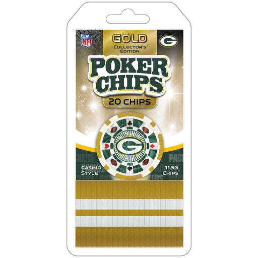 Green Bay Packers 20 Piece Poker Chips - Just $5.99! Shop now at Retro Gaming of Denver