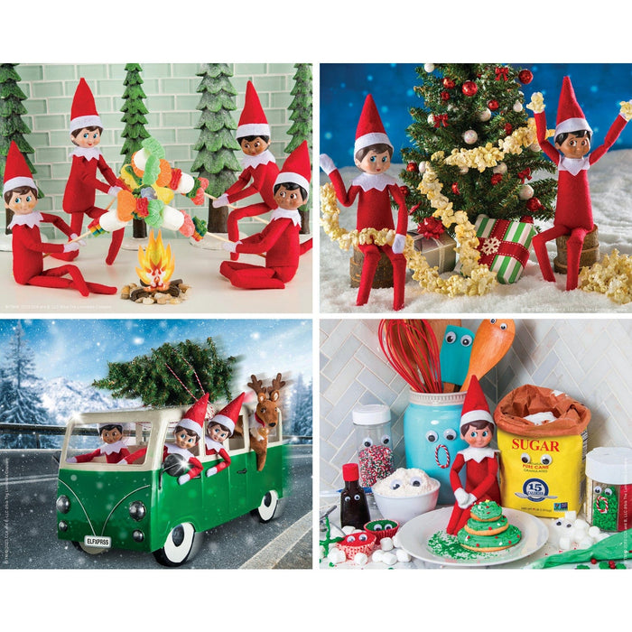 Elf on the Shelf 4-Pack 100 Piece Jigsaw Puzzles - V2 - for just $10.99! 