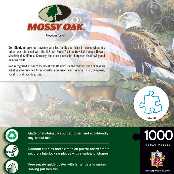 Mossy Oak - Freedom for All 1000 Piece Jigsaw Puzzle - for just $16.99! 