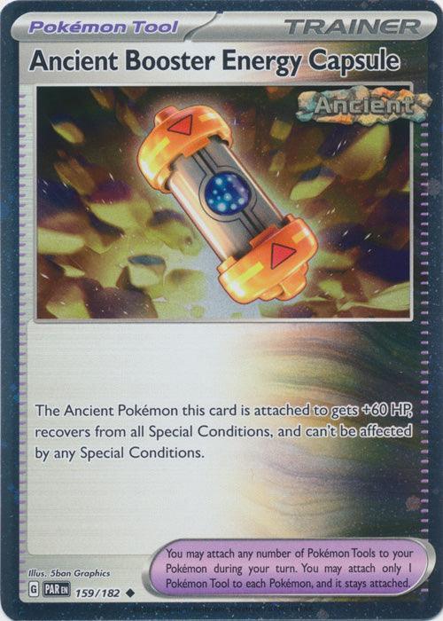 Ancient Booster Energy Capsule (159/182) (Cosmos Holo) [Scarlet & Violet: Paradox Rift] - for just $0.15! 