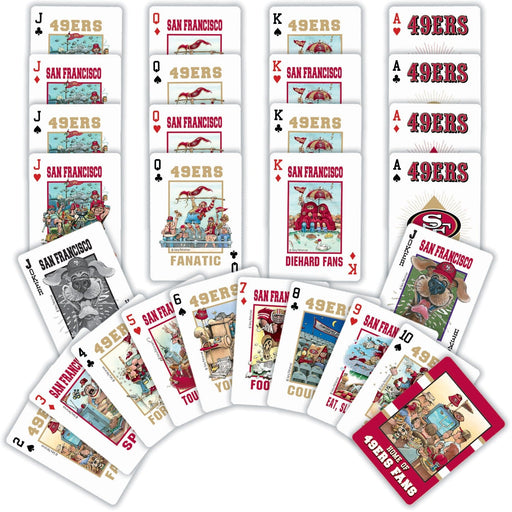 San Francisco 49ers Fan Deck Playing Cards - 54 Card Deck - for just $7.99! 