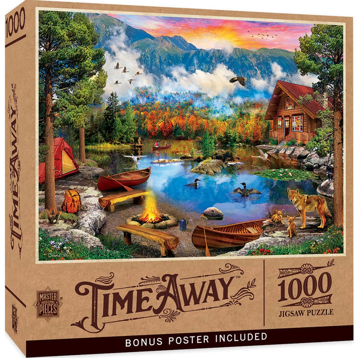 Time Away - Sunset Canoe 1000 Piece Jigsaw Puzzle - for just $16.99! 