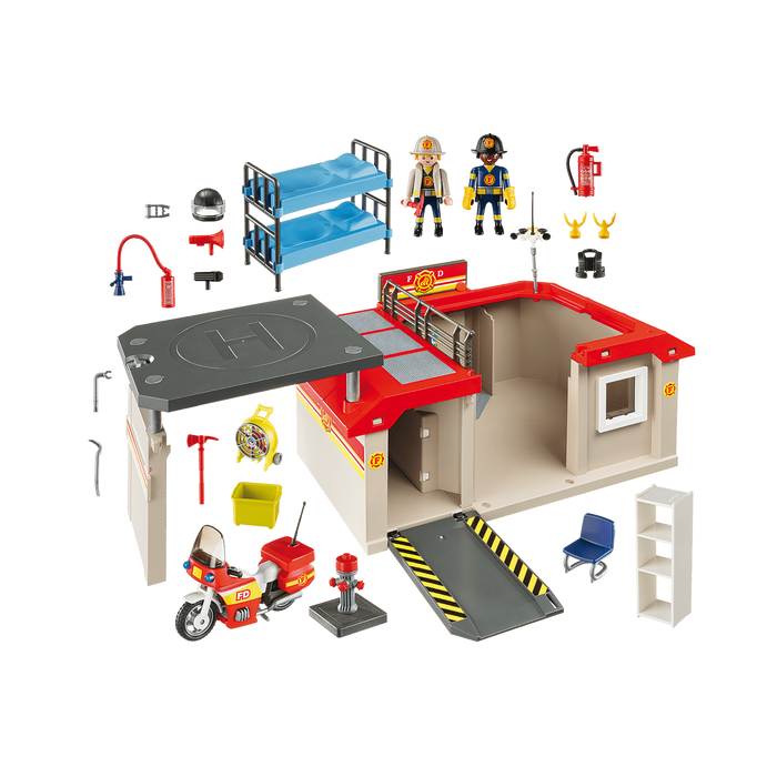 City Action - Take Along Fire Station - Premium Imaginative Play - Just $59.95! Shop now at Retro Gaming of Denver