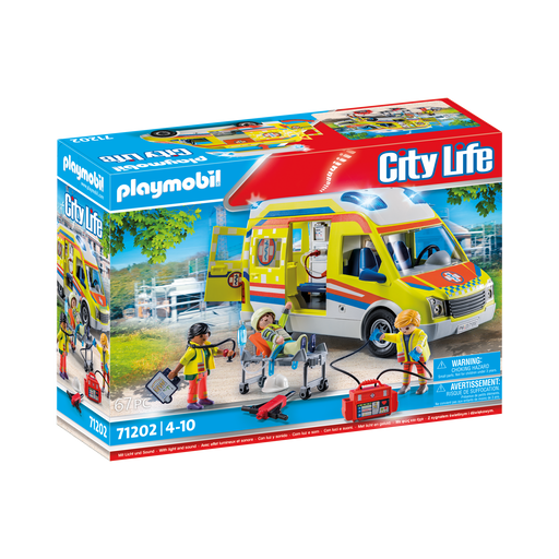 City Life - Ambulance with Lights and Sound - Premium Imaginative Play - Just $69.95! Shop now at Retro Gaming of Denver
