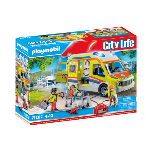 City Life - Ambulance with Lights and Sound - Premium Imaginative Play - Just $69.95! Shop now at Retro Gaming of Denver